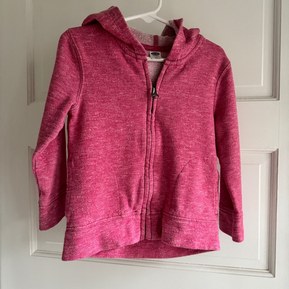 🔵 3 for $9 Old Navy Girls 4T Hoodie Pink Heather
